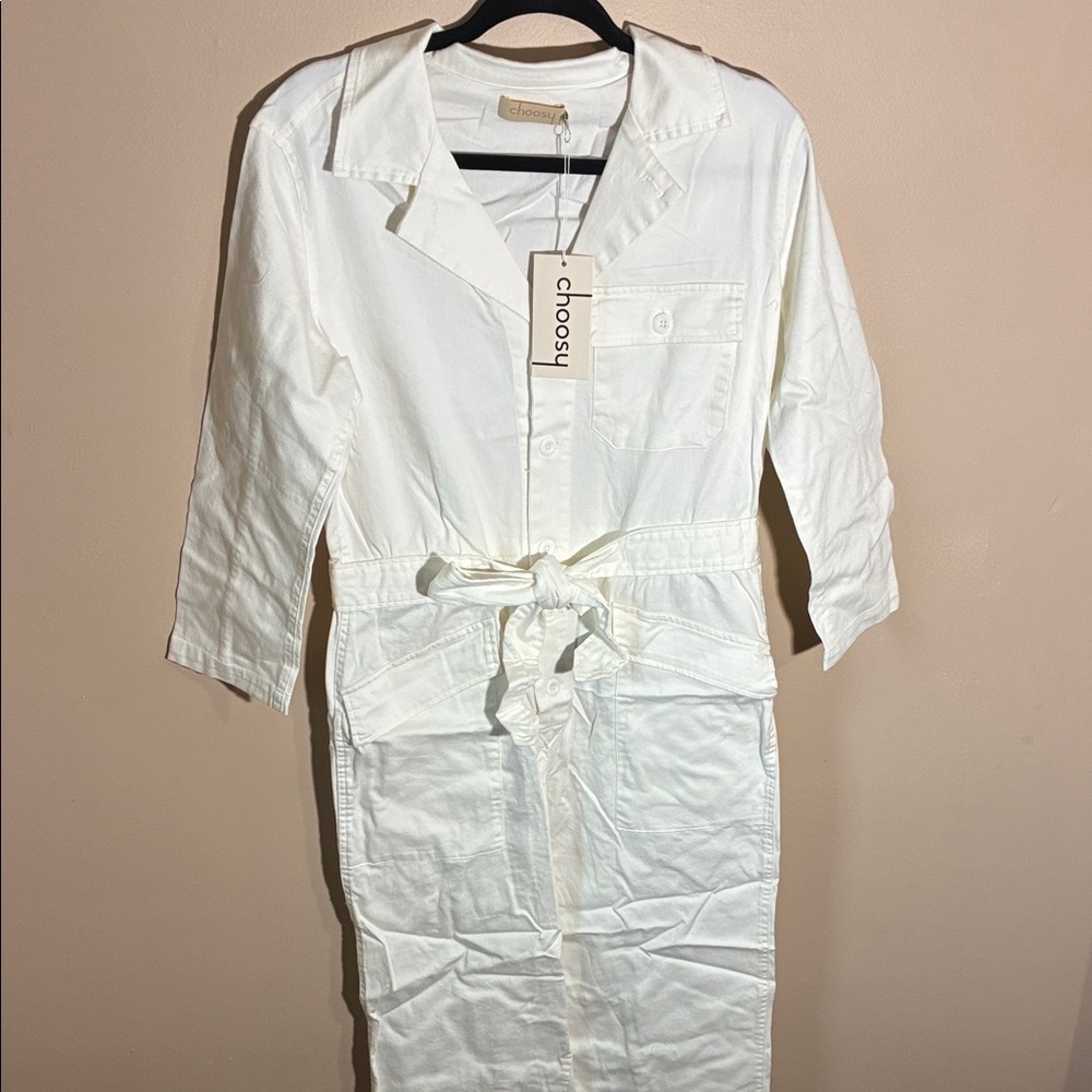 Choosy Elegant White Jumpsuit